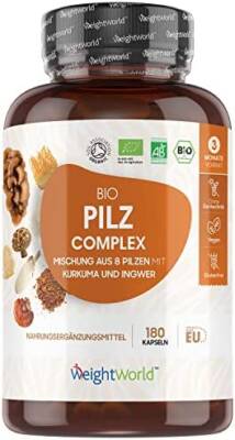 BIO Pilz Komplex 1000 mg - 180 Kapseln