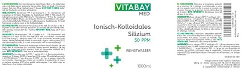 Kolloidales Silizium 50 PPM • 1000 ml - Reinheitsstufe 99,99% – Bild 2