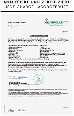 Bio Schwarzkümmelöl Kapseln hochdosiert 1000 mg - 240 vegane Kapseln – Bild 5