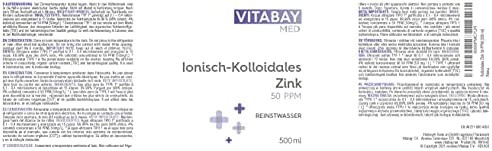 Kolloidales Zink 50 PPM - 500 ml – Bild 4