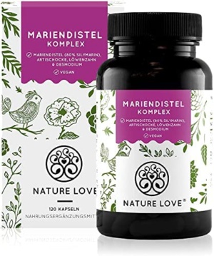 Mariendistel, Artischockenextrakt, Löwenzahn & Desmodium - 120 vegane Kapseln