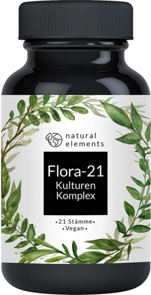 Kulturen Komplex - 21 Bakterienstämme + Bio Inulin - 180 magensaftresistente Kapseln