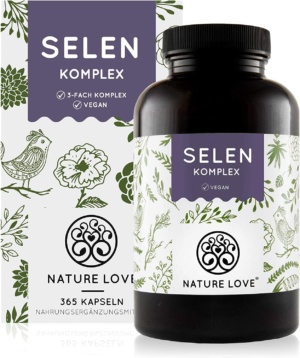 Selen Komplex Vegan 200µg Selen - 365 Kapseln