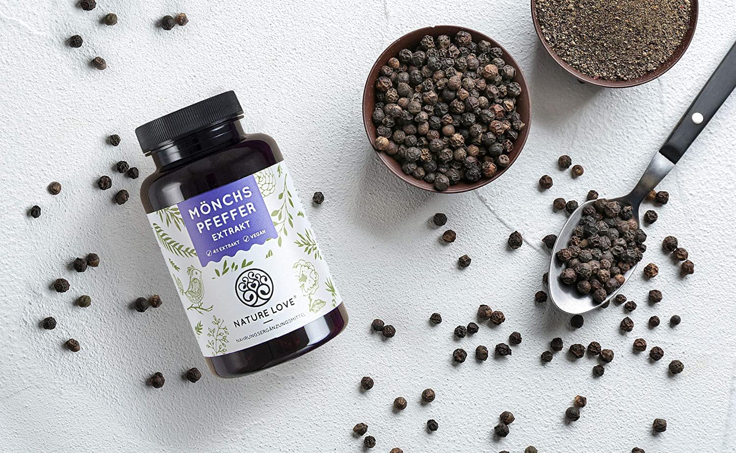 Premium Mönchspfeffer - Hochdosiert mit 10mg je Kapsel - 240 Kapseln – Bild 4