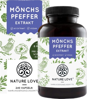 Premium Mönchspfeffer - Hochdosiert mit 10mg je Kapsel - 240 Kapseln