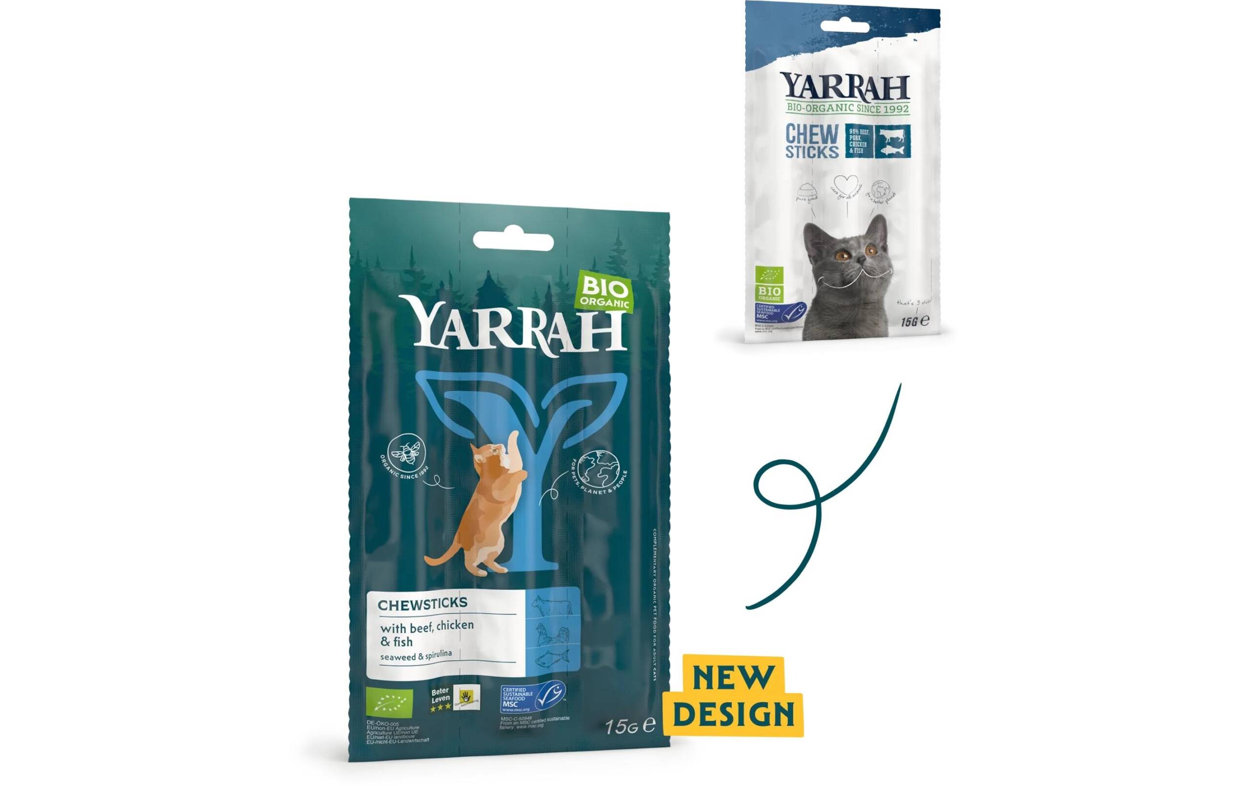 Yarrah BIO Katzenkausticks 5 x 15g – Bild 2