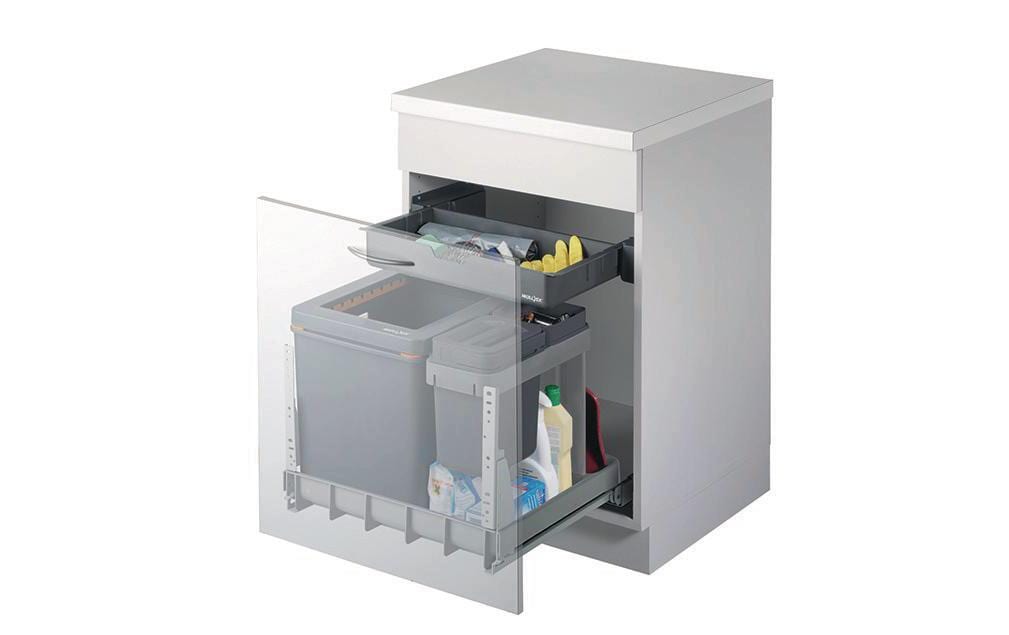 Müllex Kehrichtbehälter BOXX 55/60-R Bio BxHxT: 512x518x520 mm