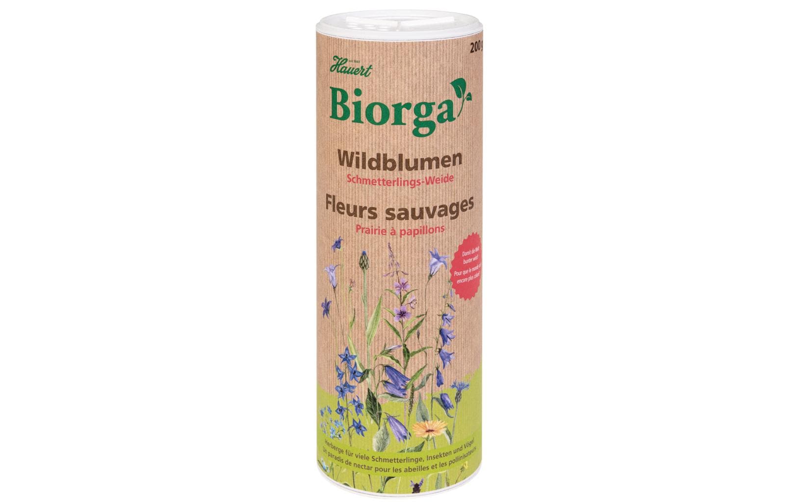 Hauert Biorga Wildblumen Blumenwiese Schmetterlingswiese, 0.2 kg
