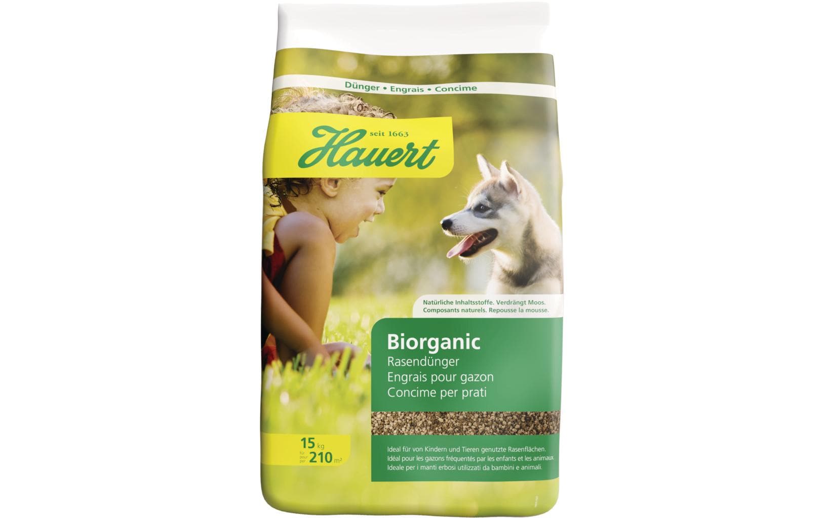 Hauert Biorganic Rasendünger 15 kg