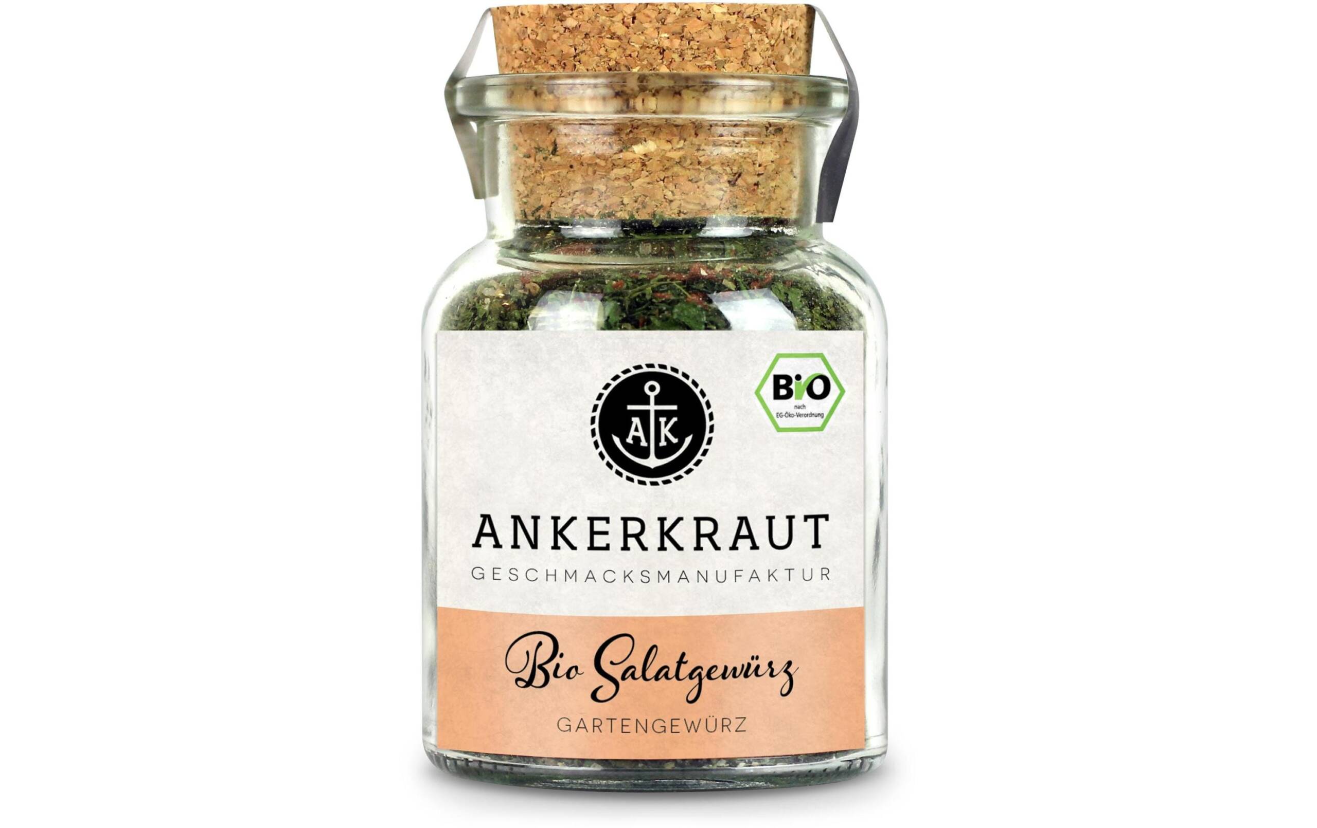 BIO Salatgewürz Gartenkräuter 80 g, Glas klein