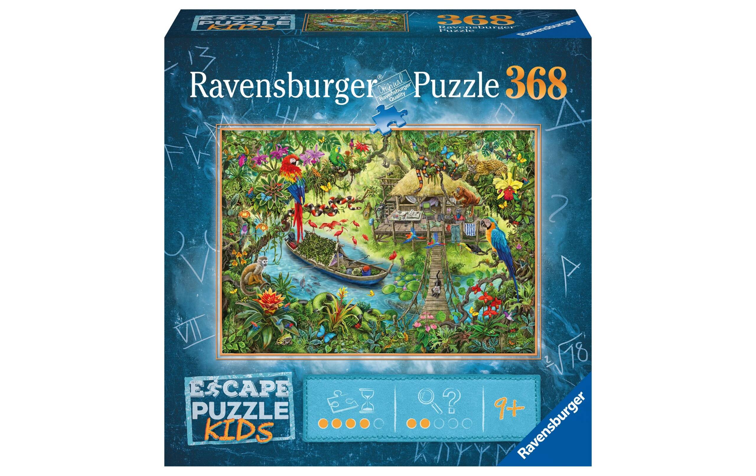 Puzzle ESCAPE KIDS Dschungelsaf 368 Teile