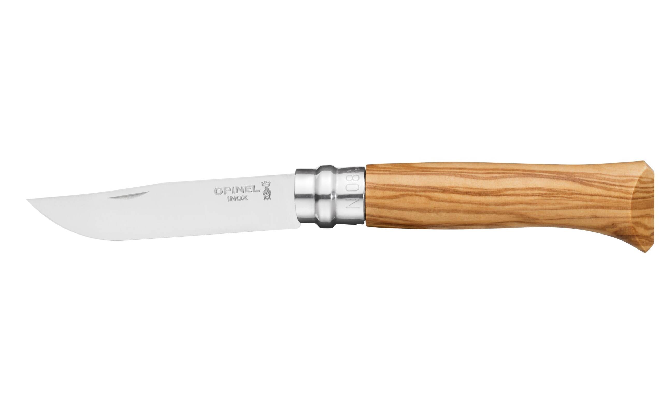 Opinel N°8 stainless steel, olive wood