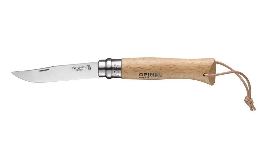 Opinel N°8 stainless steel, beechwood