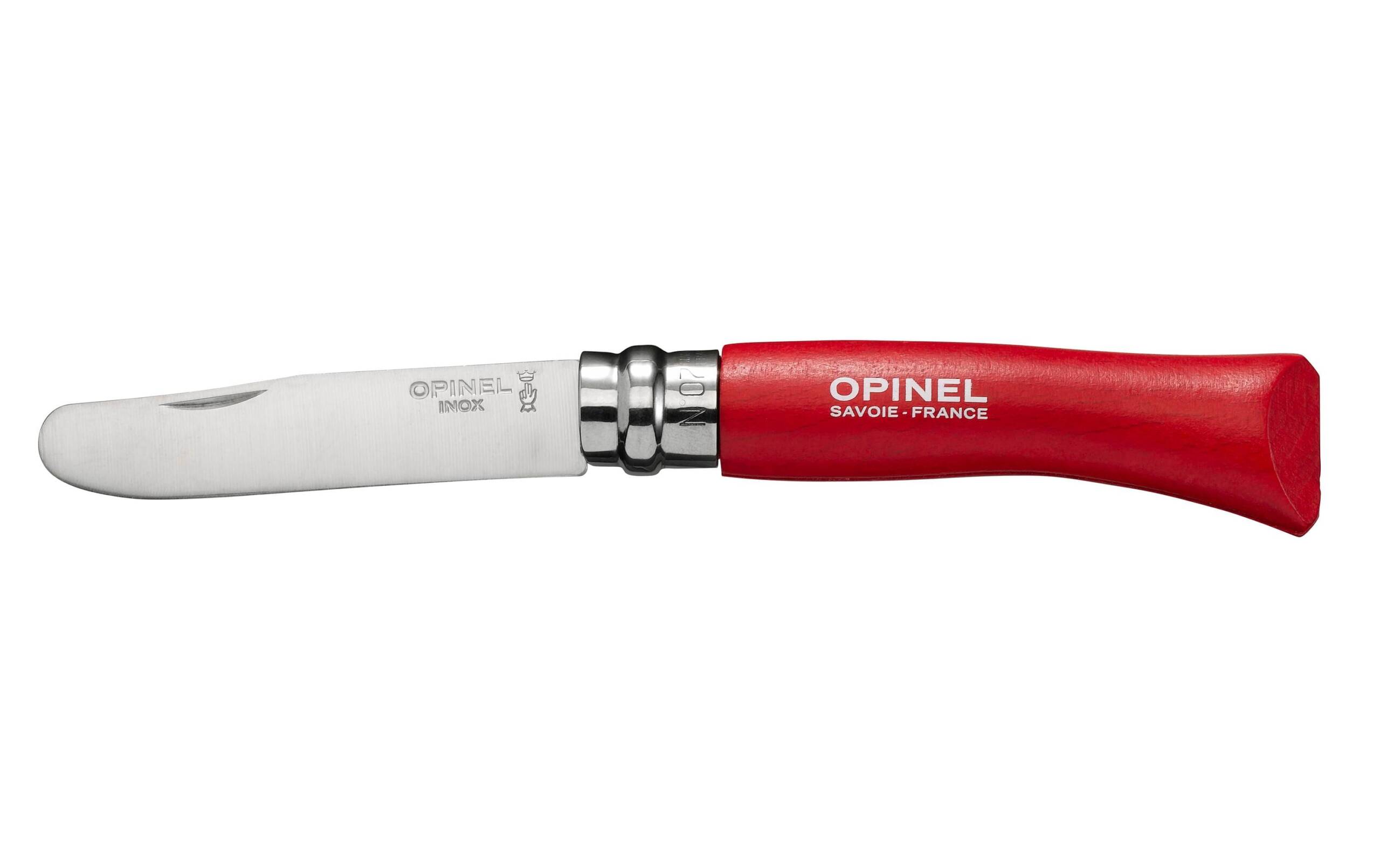 Opinel N°07 safety knives Rot