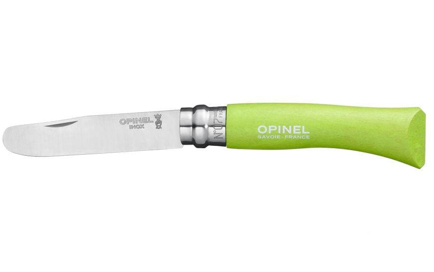 Opinel N°07 safety knives Apple green
