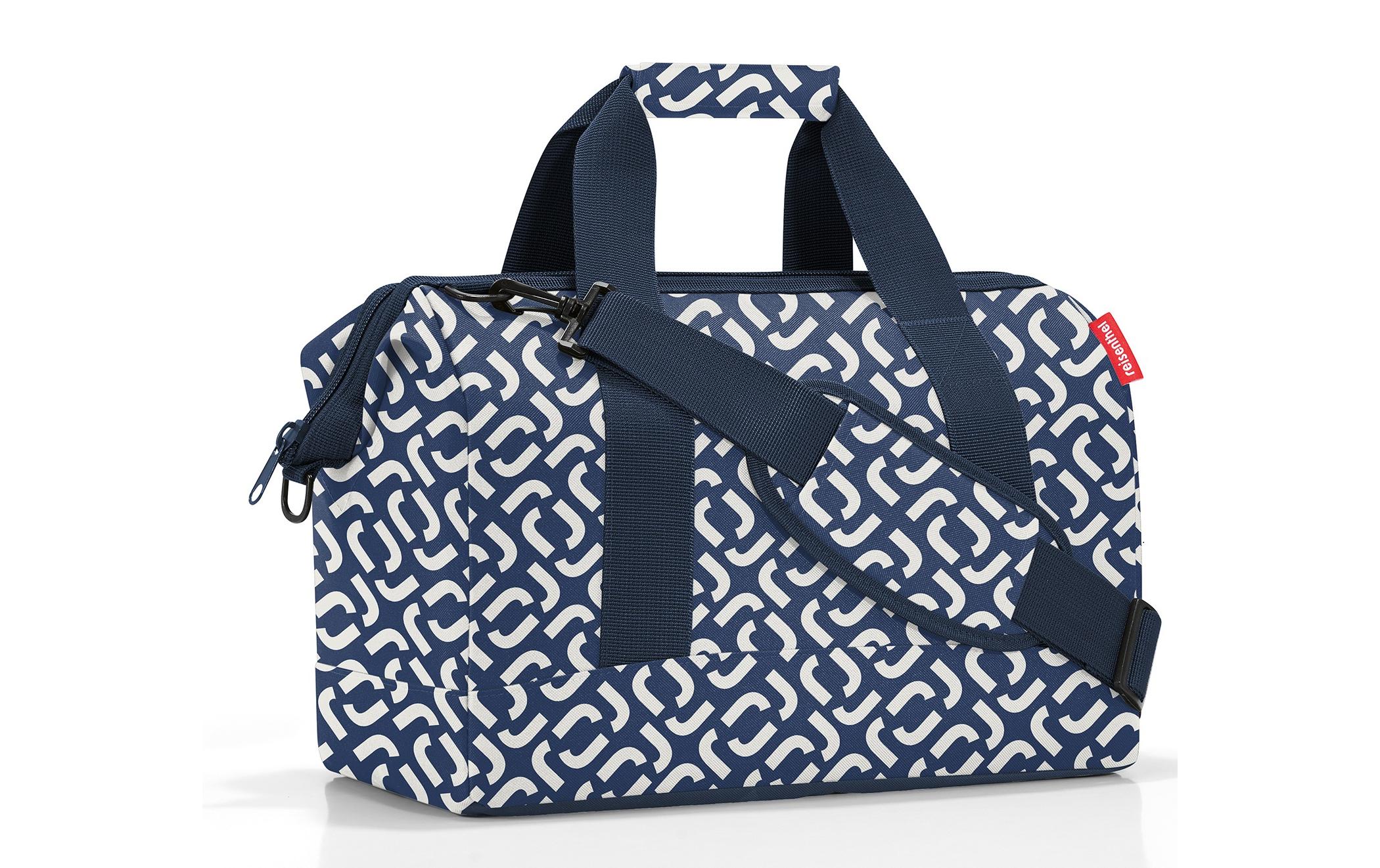 Reisenthel Schultertasche Allrounder M 18 l signature navy, 40 x 33.5 x 24 cm