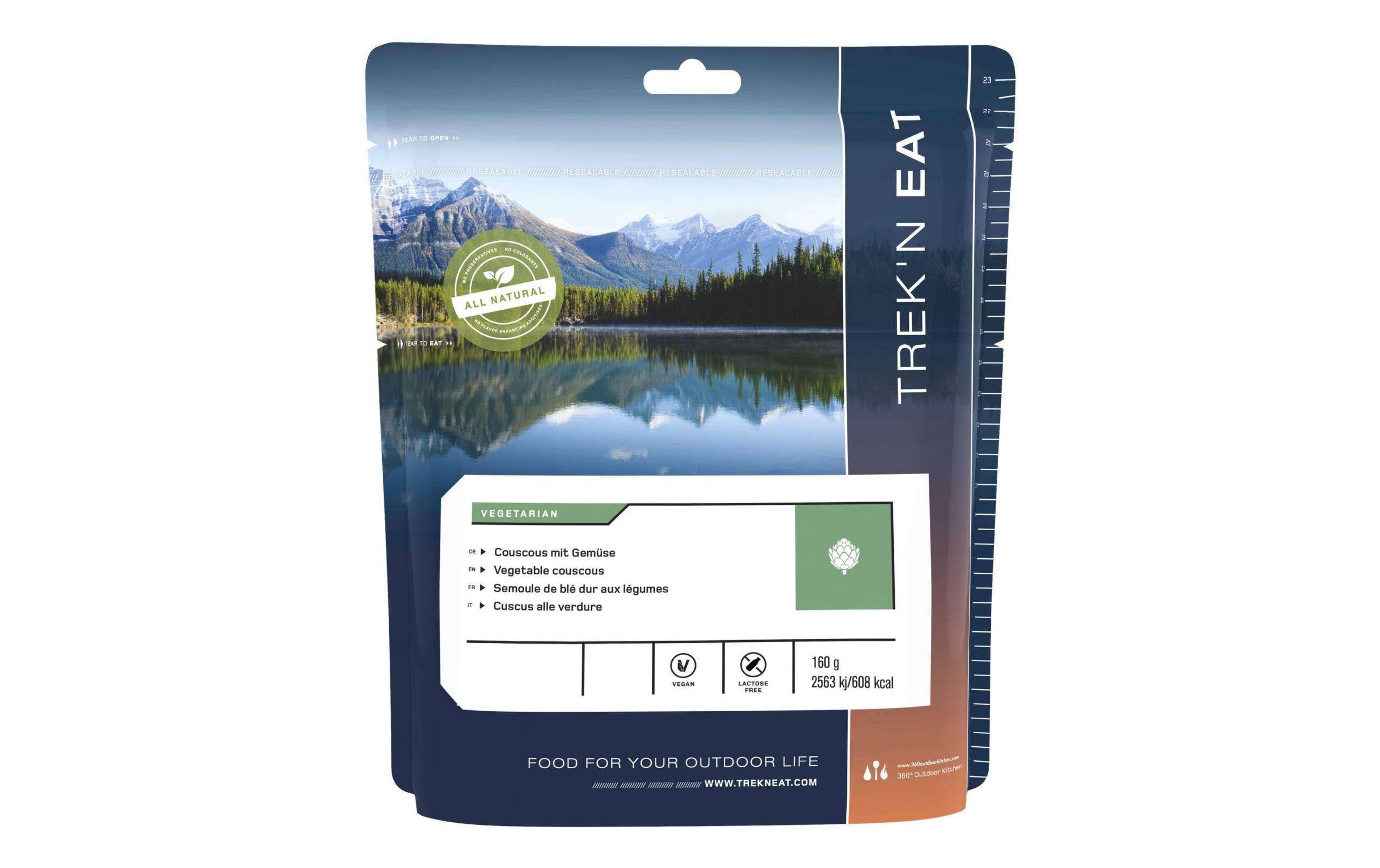 TREK'N EAT Couscous mit Gemüse Hauptgerichte (vegan)