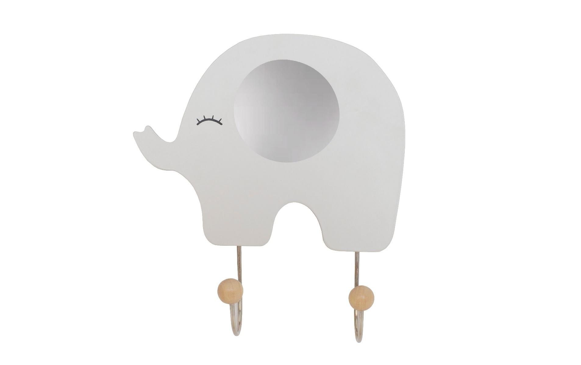 Garderobe Elefant grau 17x18cm