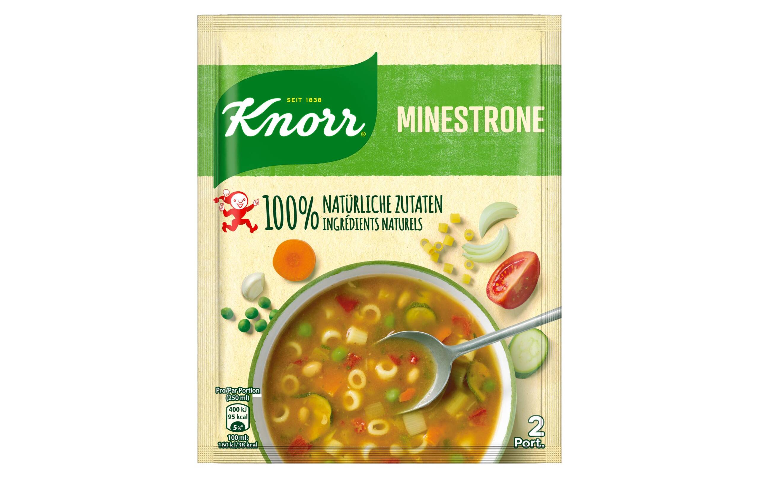 KNORR 100% Natürlich Minestrone Beutel 2 Portionen