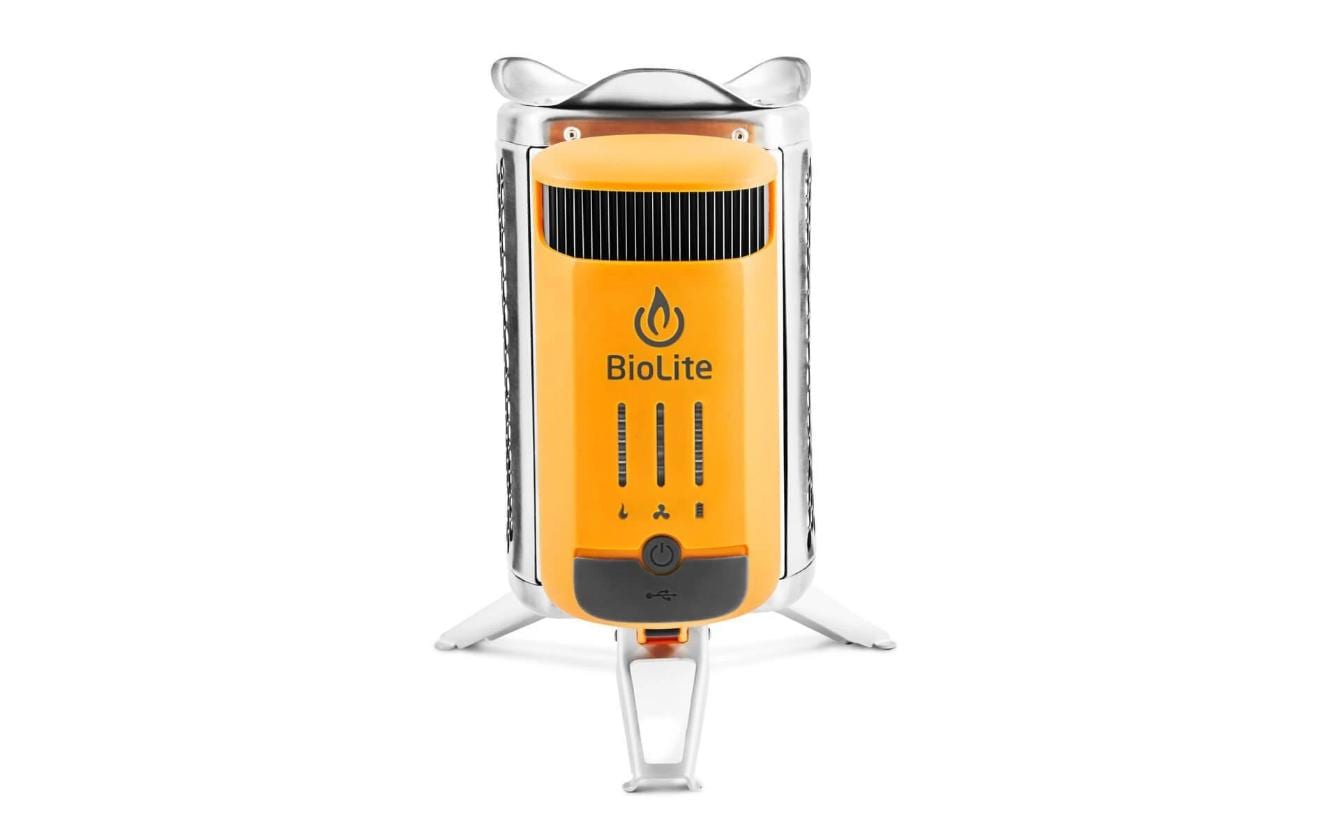 BioLite Campstove 2 + Kocher mit USB-Ladeausgang inkl Lampe