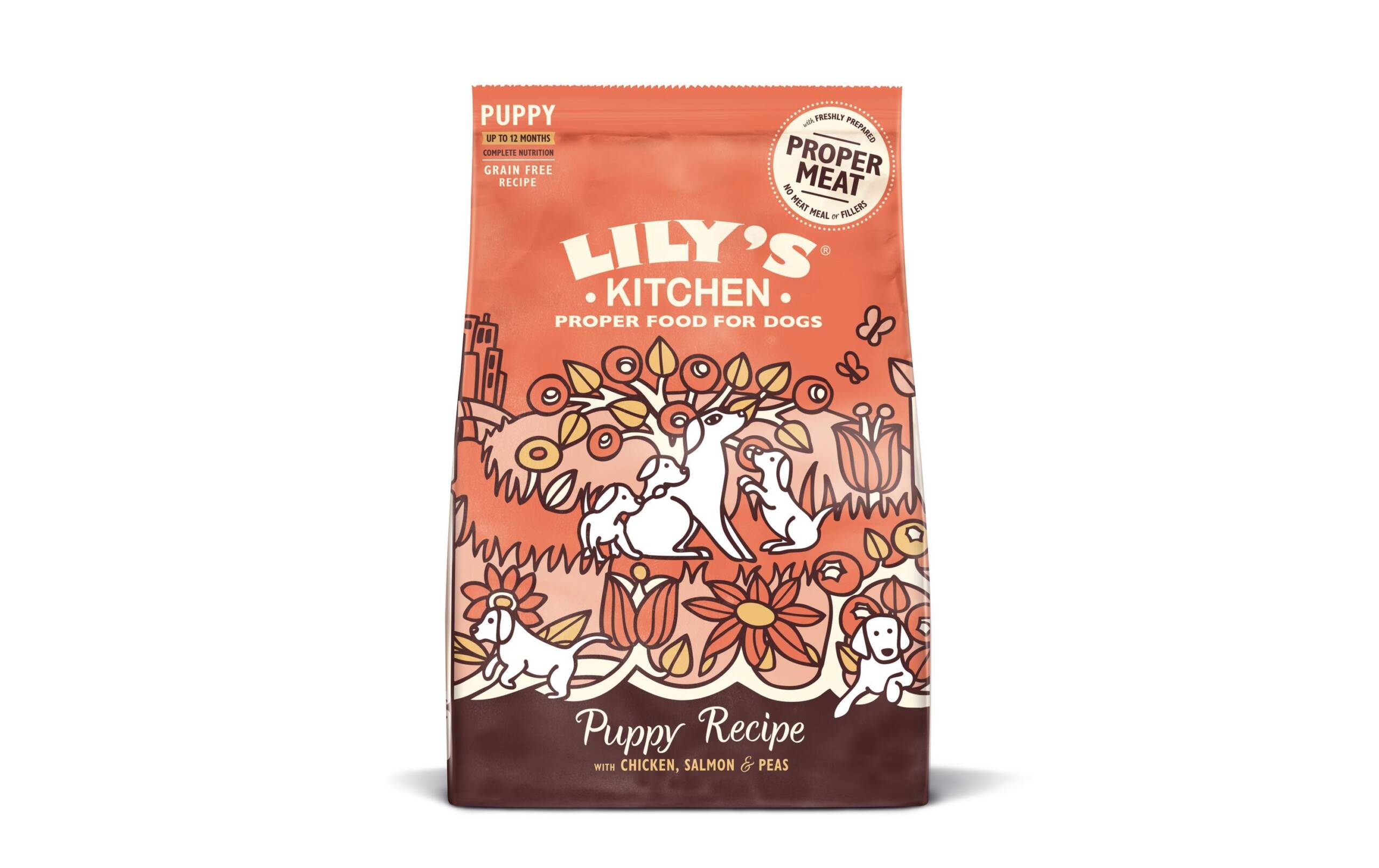 Lilys Kitchen Trockenfutter Puppy Huhn und Lachs, 2.5kg