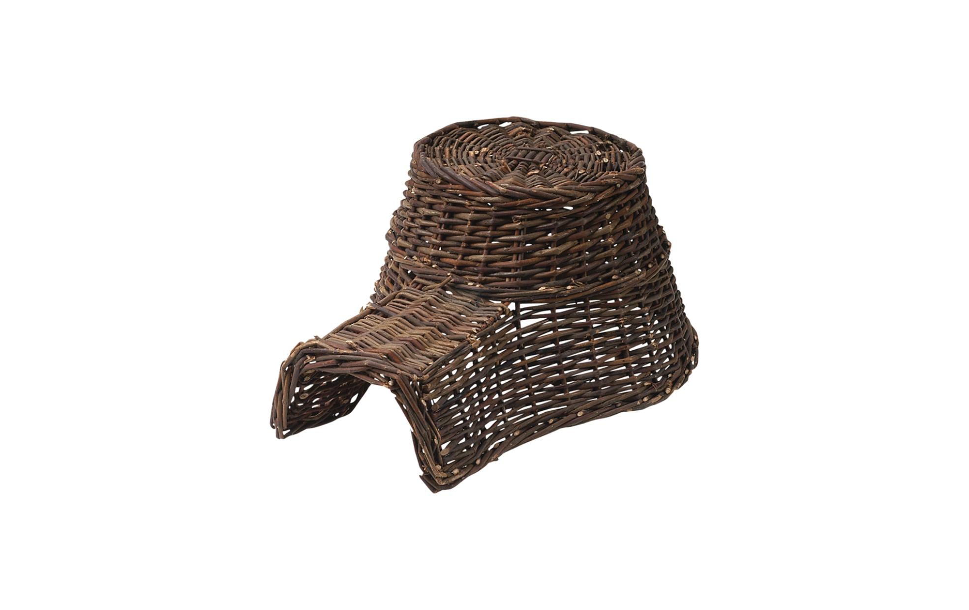 Esschert Design Igelkorb aus Weide L 37,8 x B 53 x H 25,5 cm