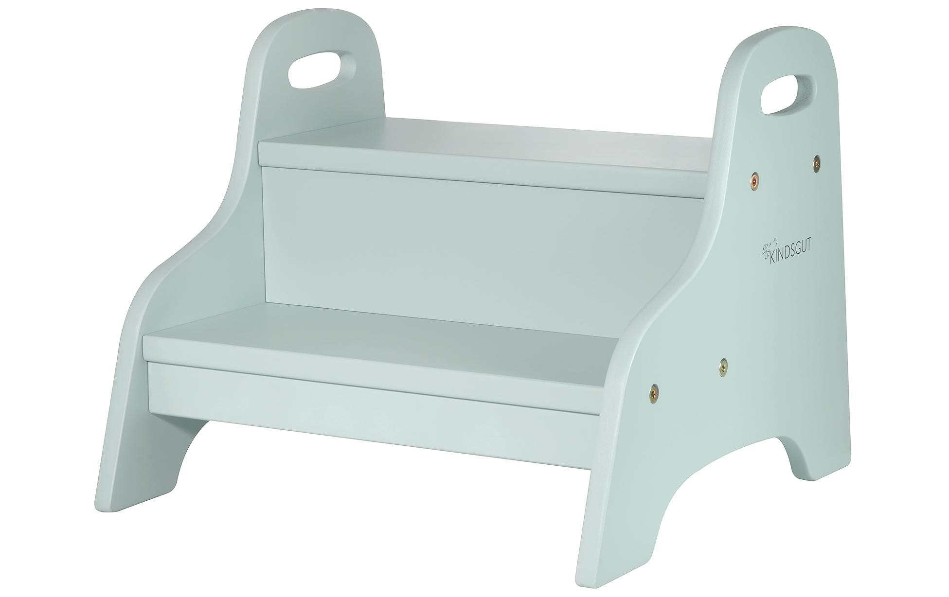 Kindsgut Holztritt aquamarin