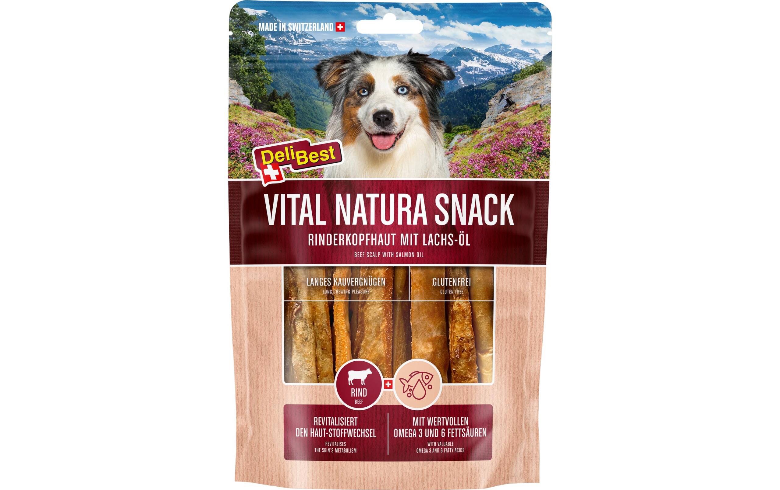 DeliBest Vital Natura Snack Wildlachsöl 200g