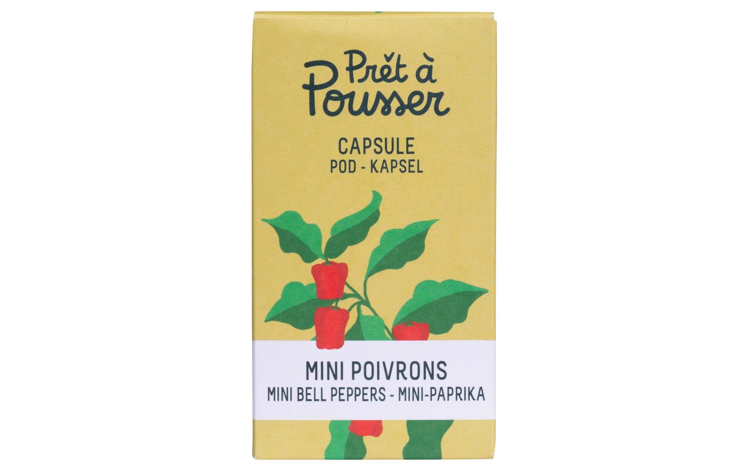 Prêt à Pousser Mini-Paprika Biologische Samen in Kapsel – Bild 2