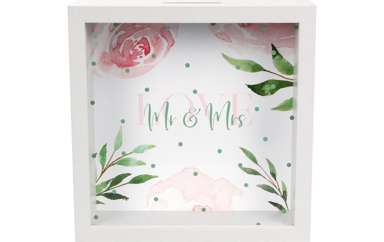 Goldbuch Wunscherfüller Mr. & Mrs. Holz, Glas, 18 x 18 x 5 cm