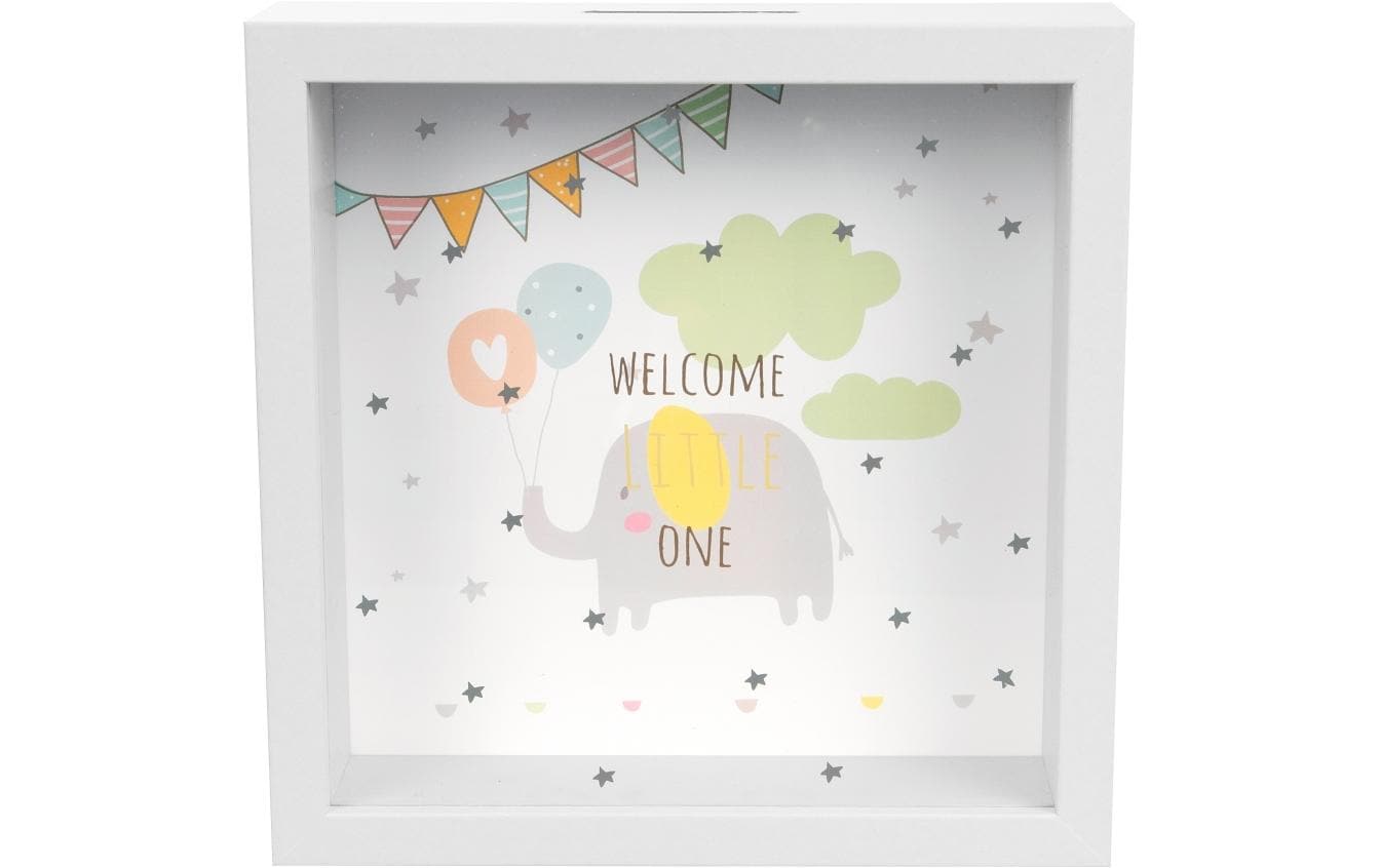 Goldbuch Wunscherfüller Welcome little one Holz, Glas, 18 x 18 x 5 cm