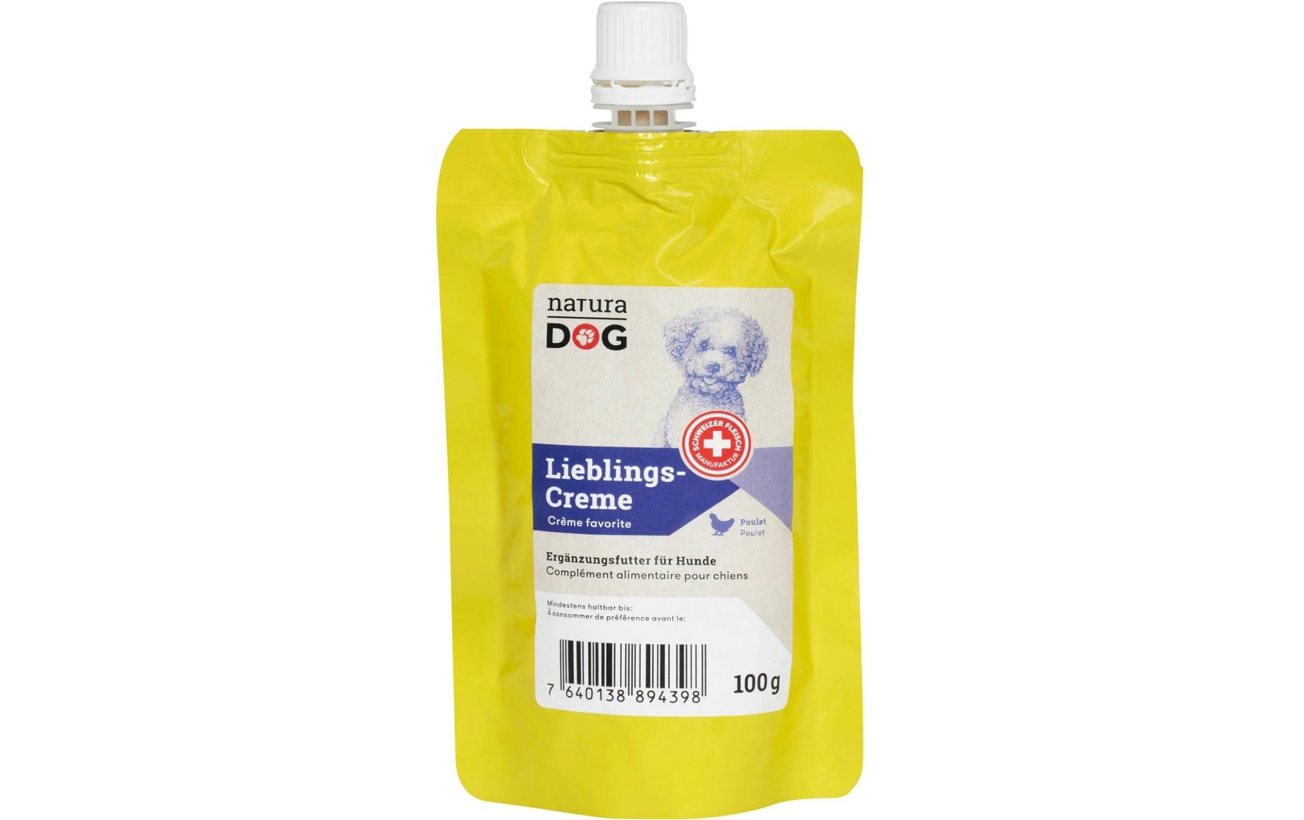 natura Dog Lieblingscreme Poulet 100g – Bild 2