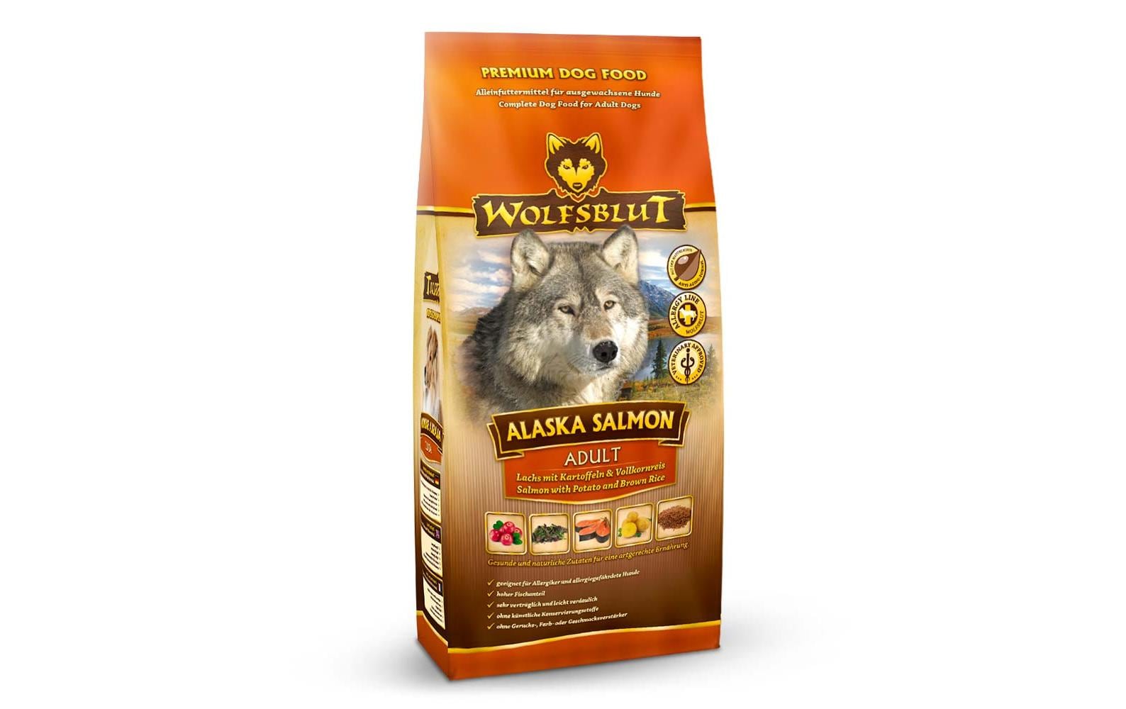 Wolfsblut Dog Alaska Salmon Adult Lachs Kart. 2kg