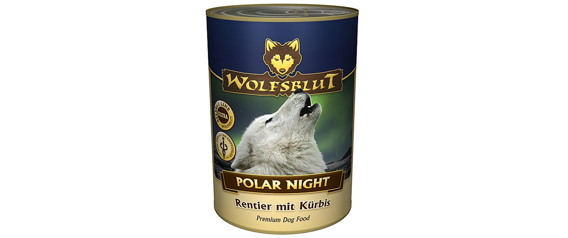 Wolfsblut Dog Dose Polar Night Adult Rentier Kürbis 395g
