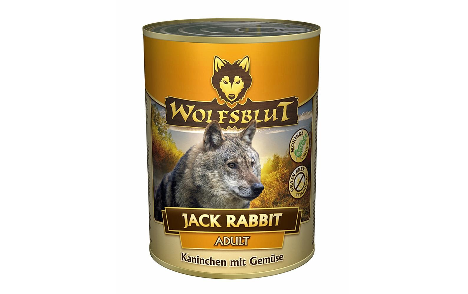 Wolfsblut Dog Dose Jack Rabbit Adult Kaninchen Gemüse 395g – Bild 2