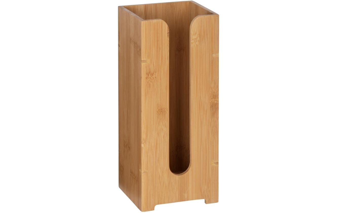 Wenko Ersatzrollenhalter Bambusa für 3 Rollen, 15 x 14 x 35.5 cm