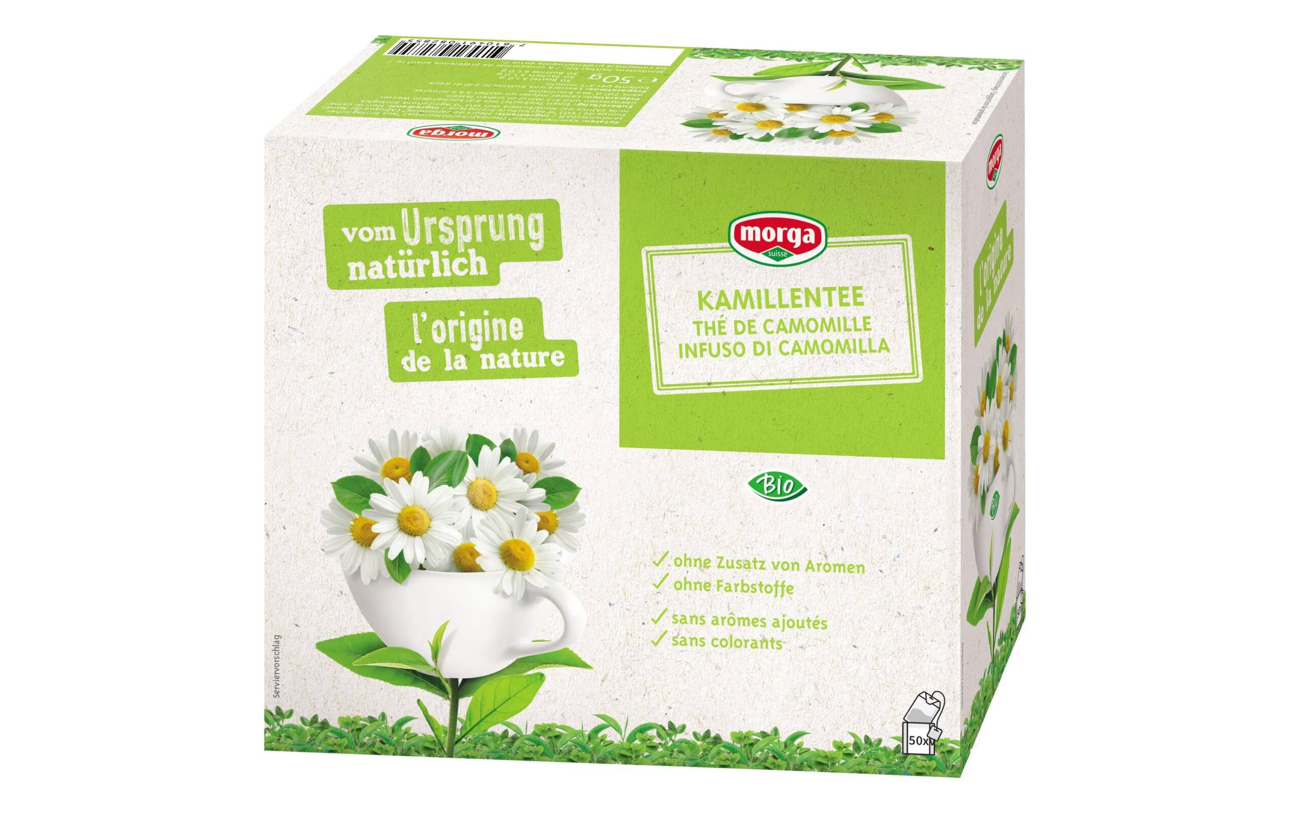 Morga Bio Kamillen Tee 50 Beutel