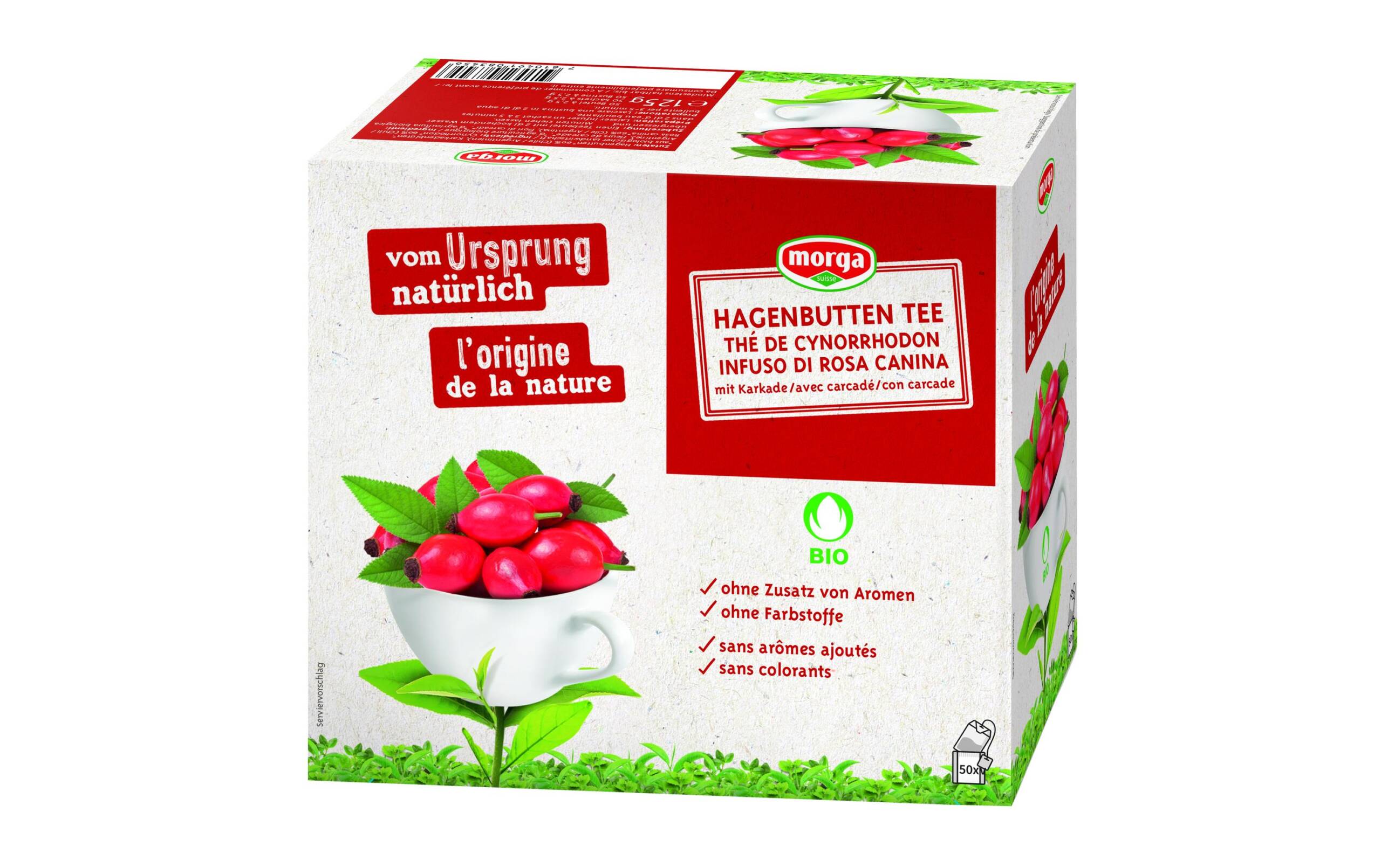 Morga Bio Hagenbutten Tee 50 Beutel