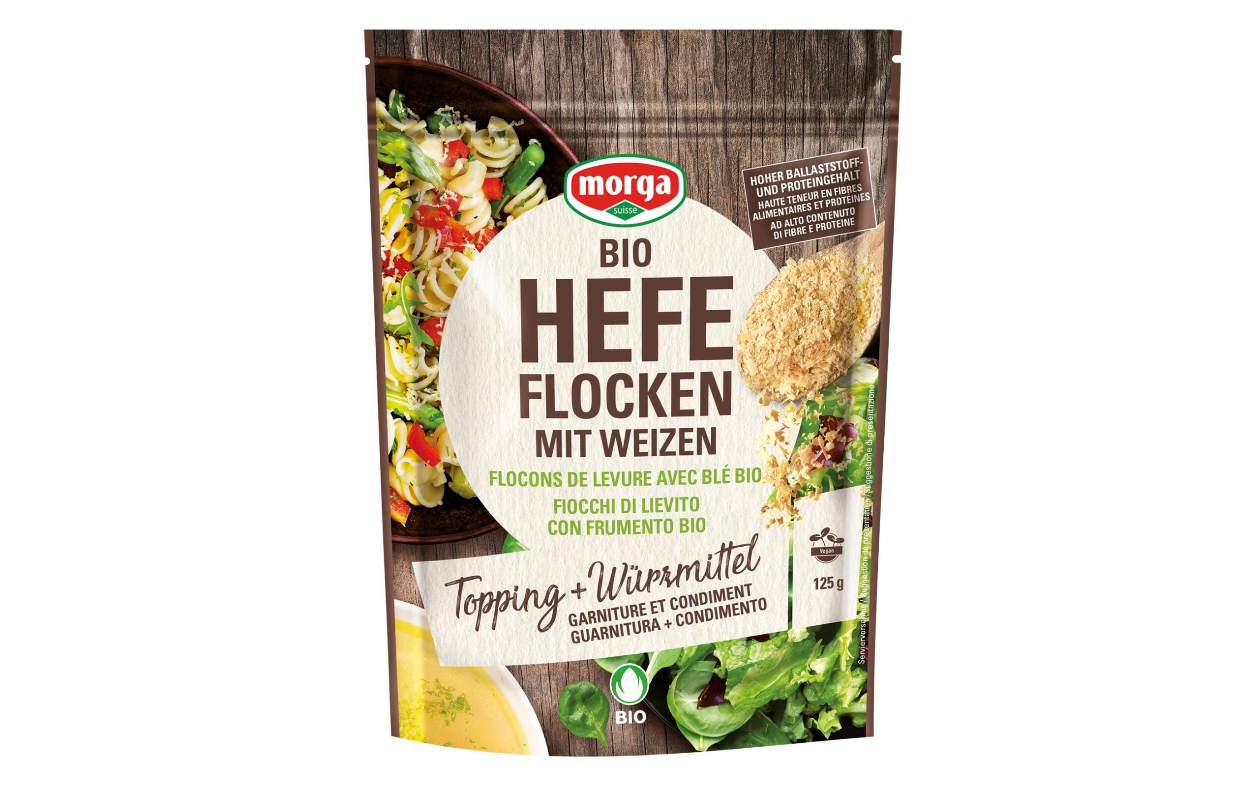 Hefeflocken mit Weizen Bio Knospe 125 g