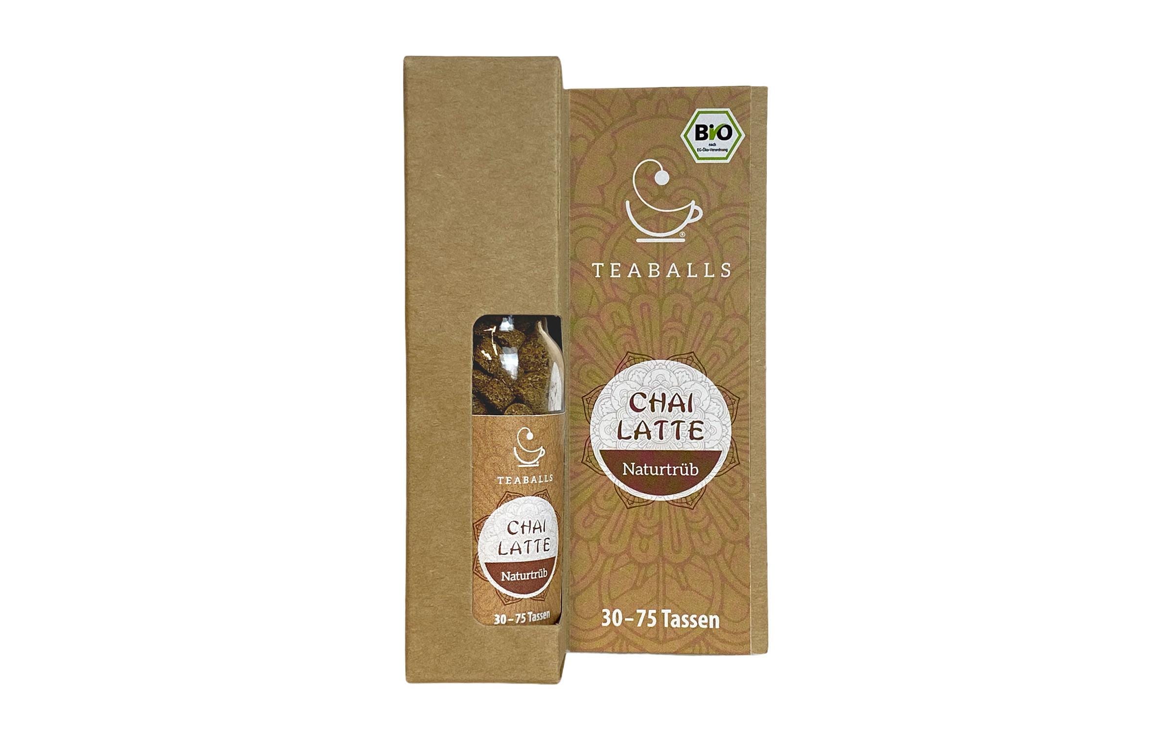 Teaballs - Chai Latte BIO Naturtrüb 30-75 Tassen