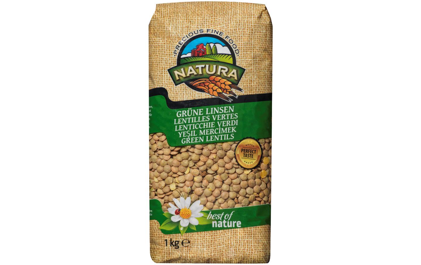 Natura Grüne  Linsen 1 kg