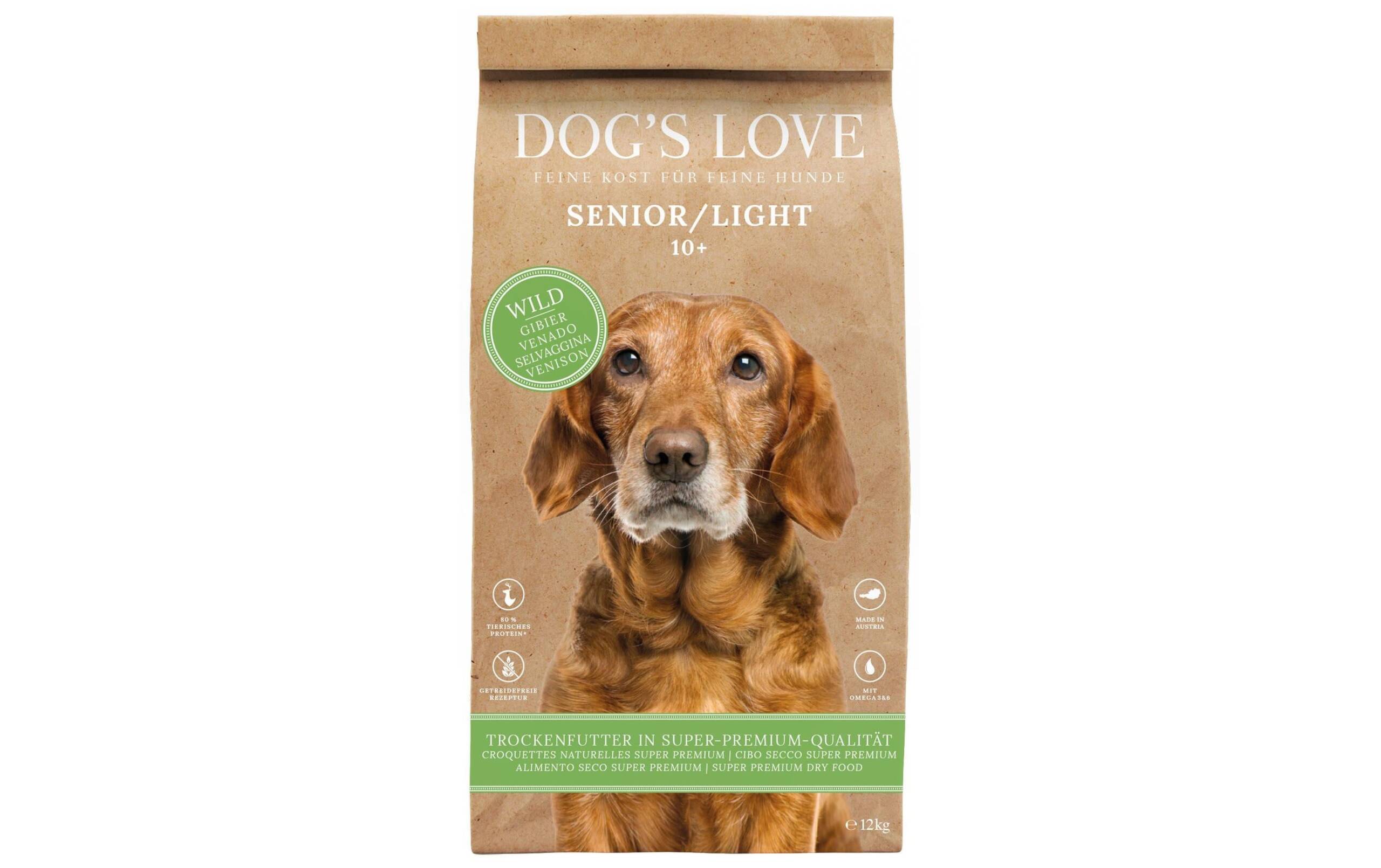 Dog's Love Trockenfutter Senior Wild, 12kg