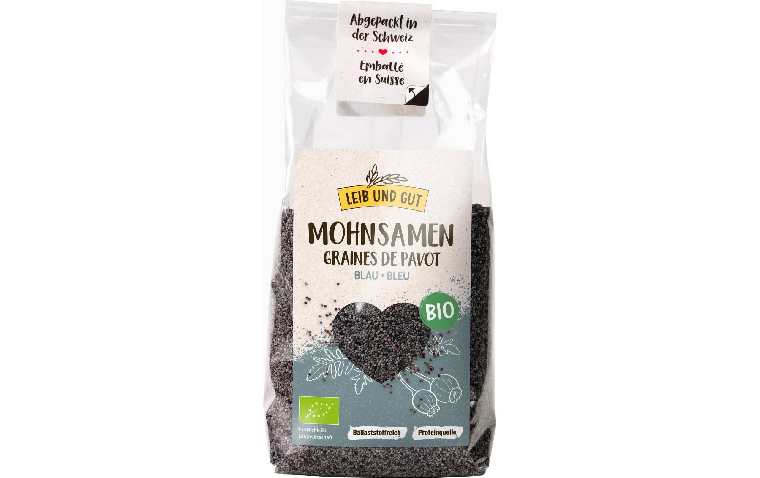 Mohnsamen blau BIO 200 g