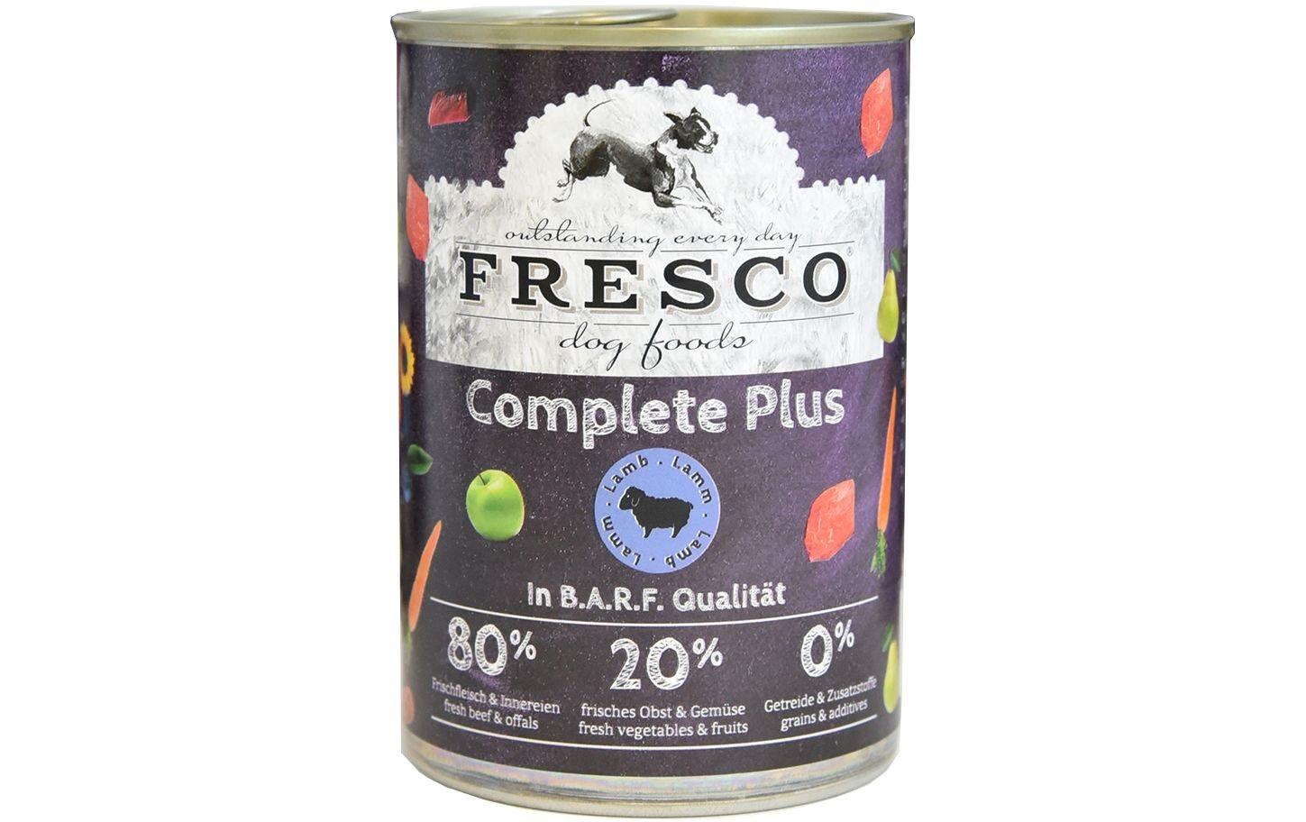 Fresco Nassfutter Complete Plus Lamm, 400 g