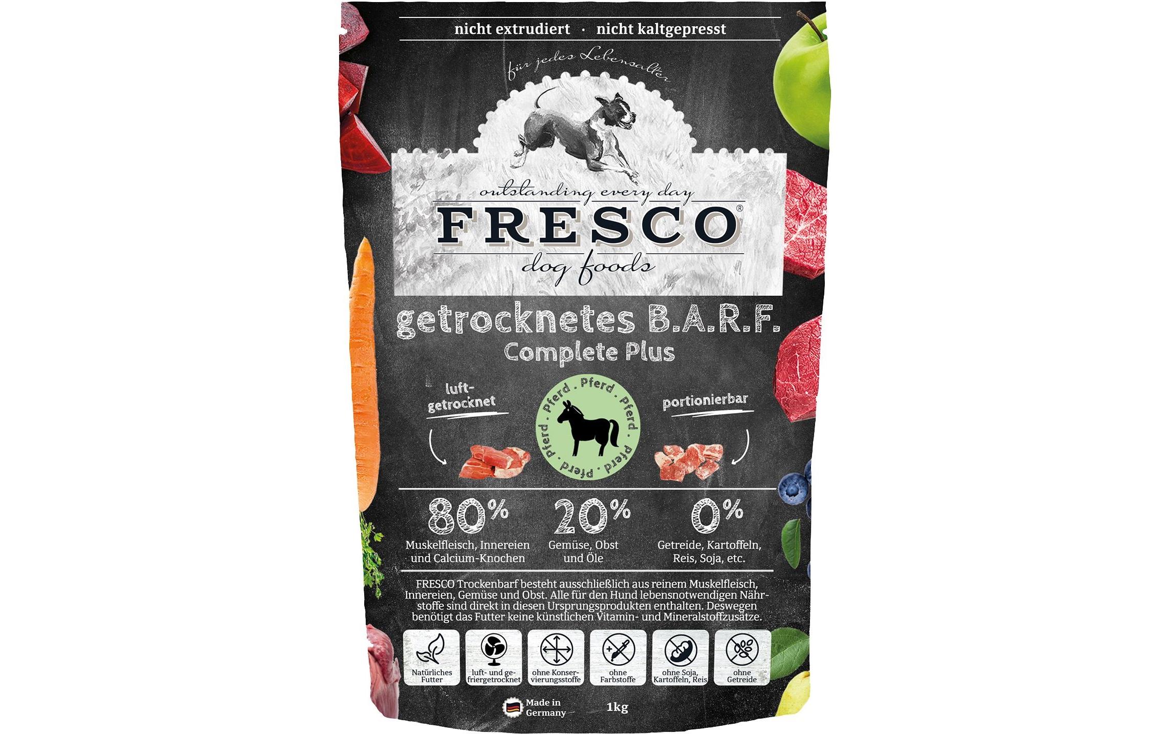 Fresco Trockenbarf Complete Plus Pferd, 1 kg
