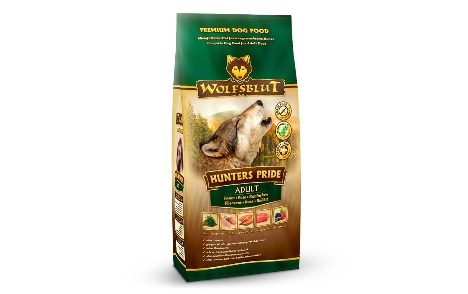 Wolfsblut Dog Hunters Pride Adult Fasan, Ente und Kaninchen 2kg