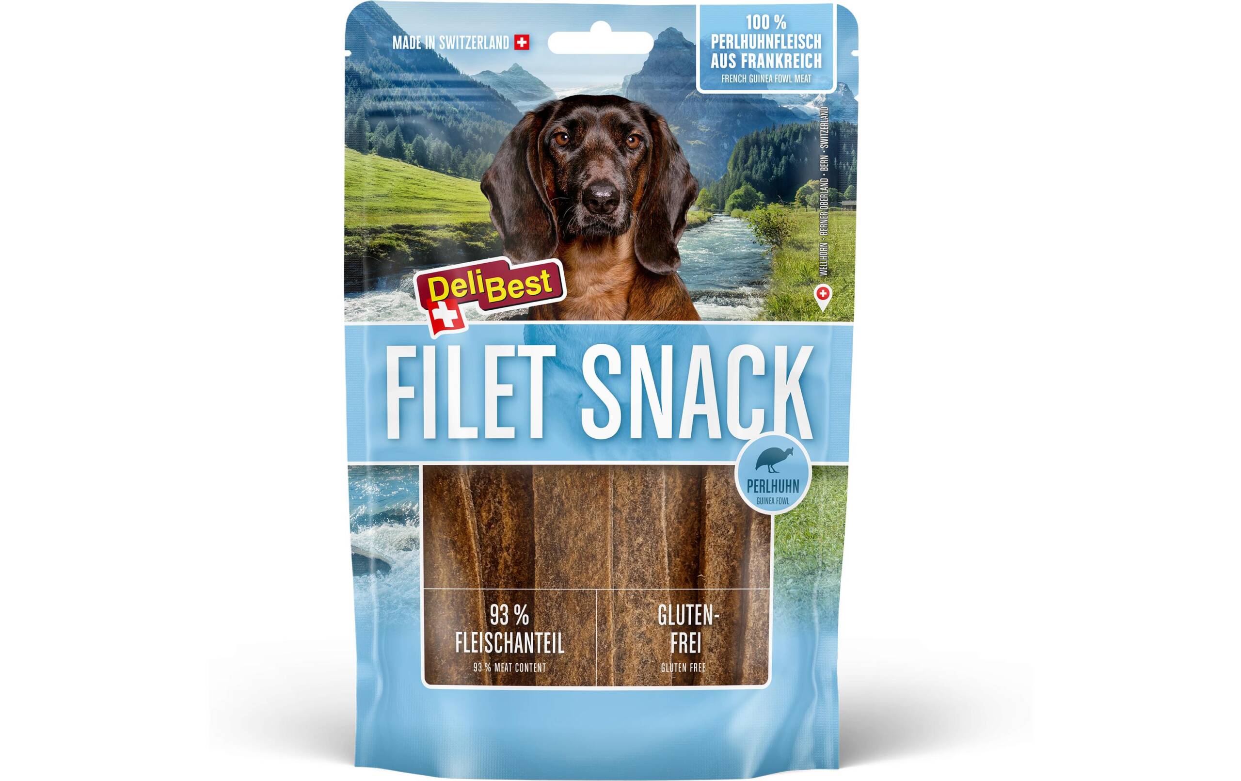Delibest Filet Snack Perlhuhn 90g