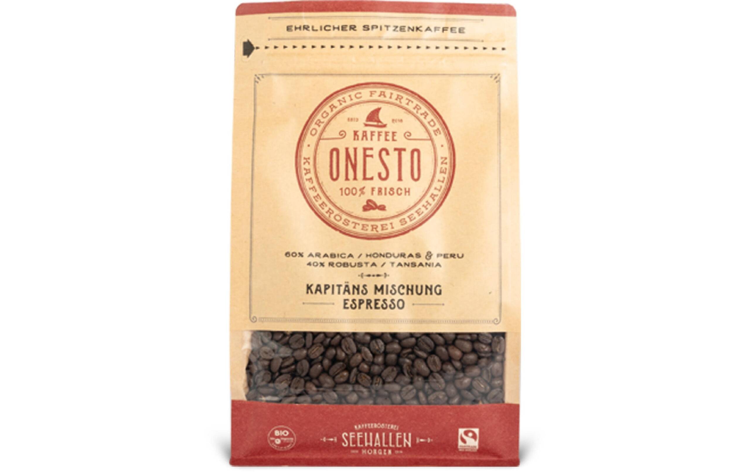 Kaffeebohnen Kapitäns Mischung 1 kg