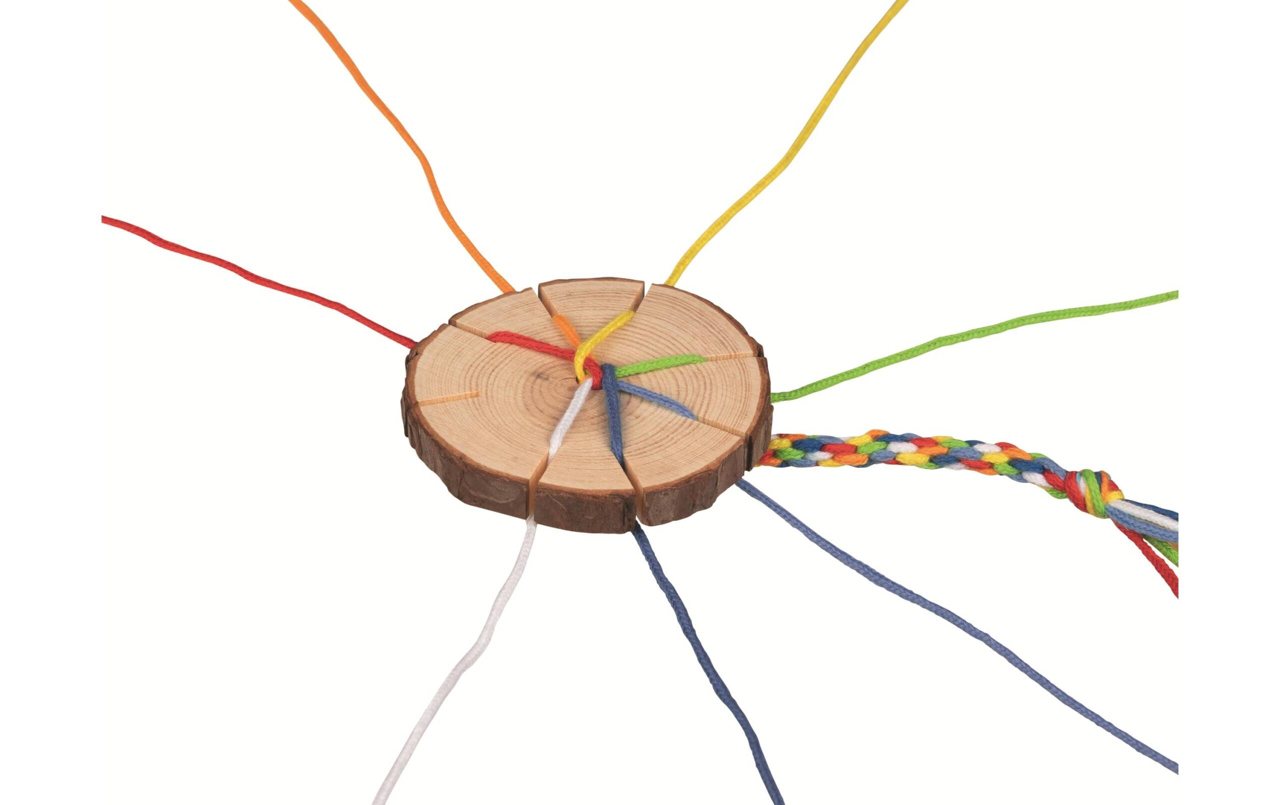 Strickscheibe 7 cm, Holz