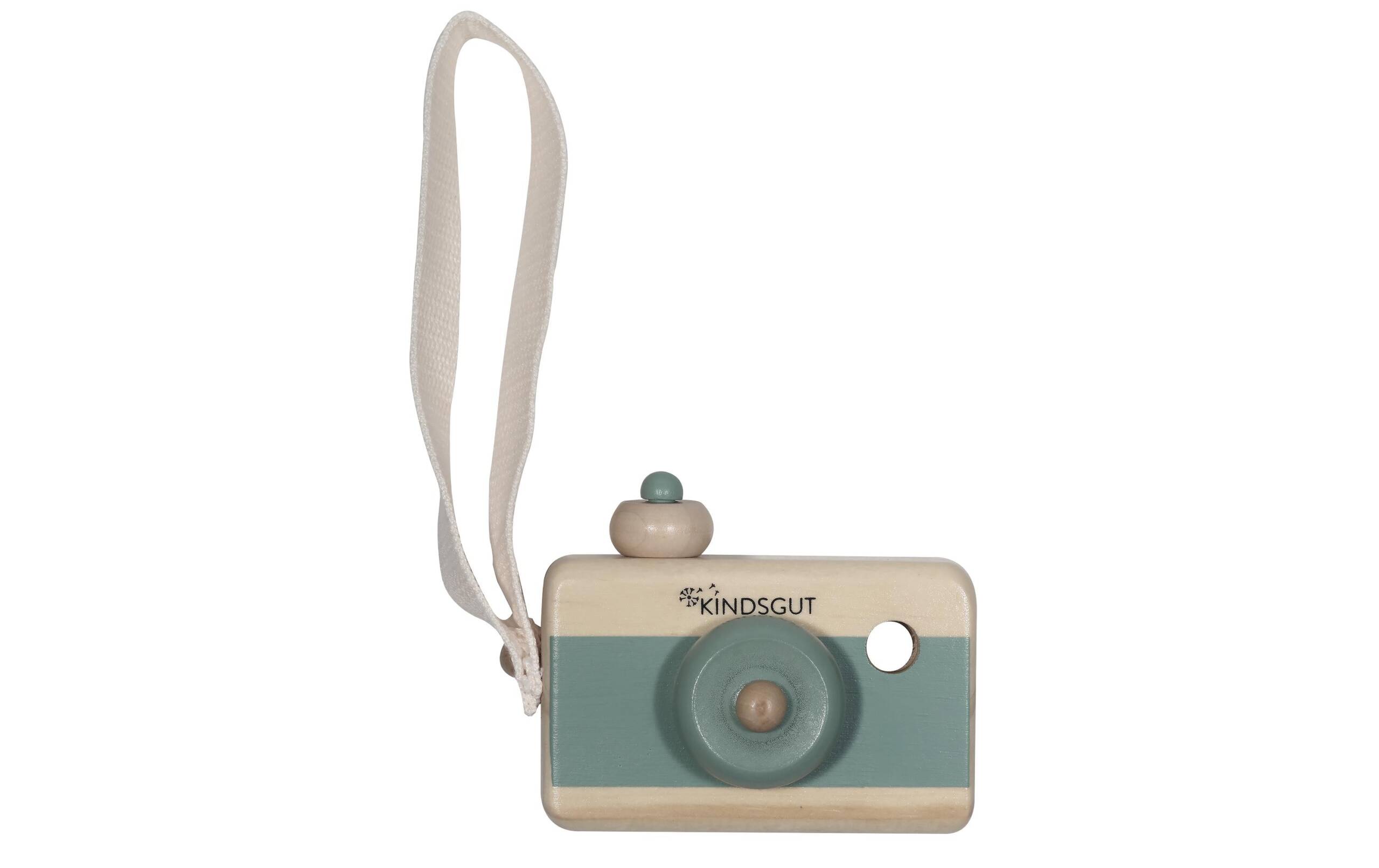 Kindsgut Holzkamera aquamarin